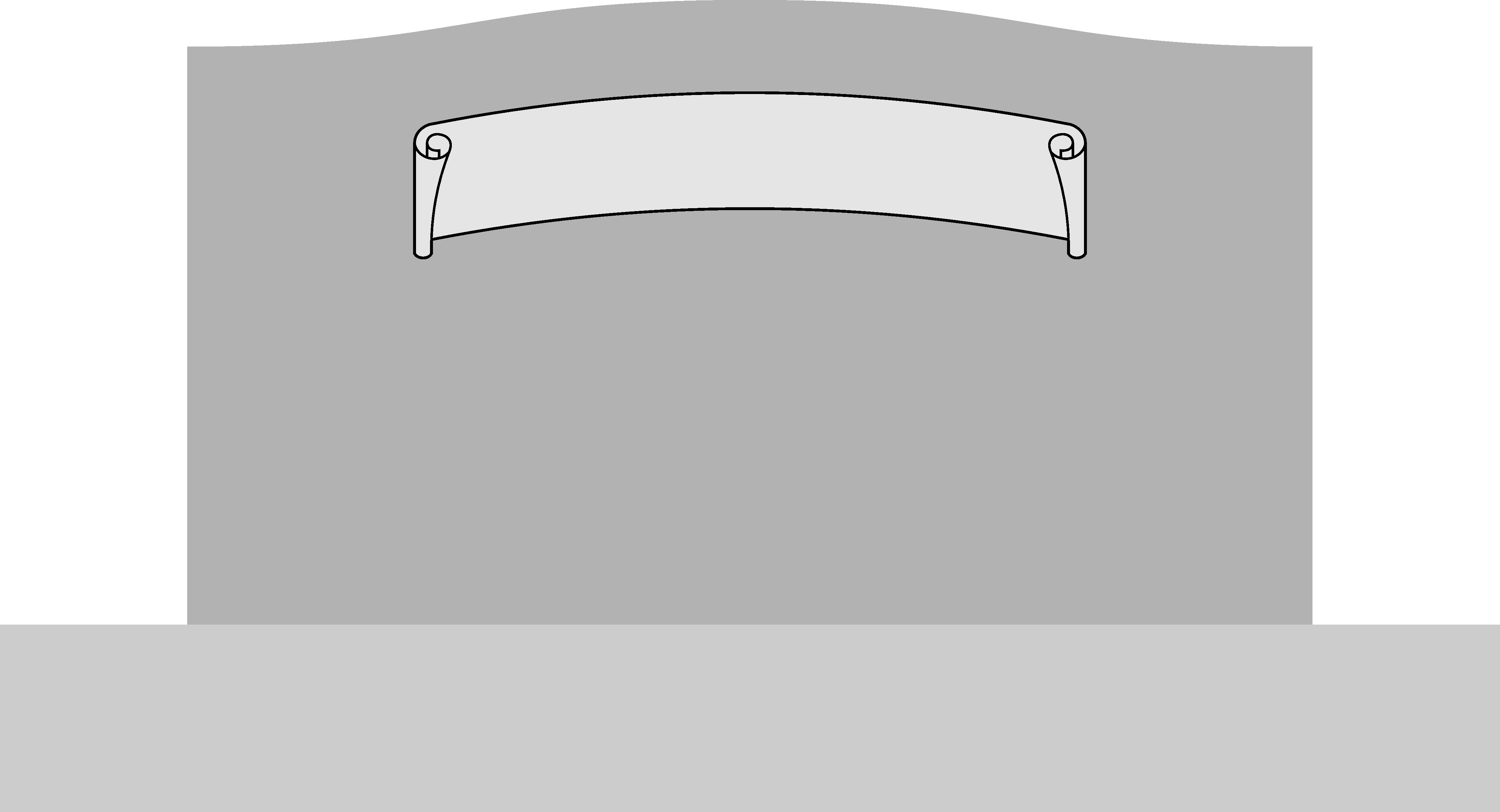 Arched Scroll Panel