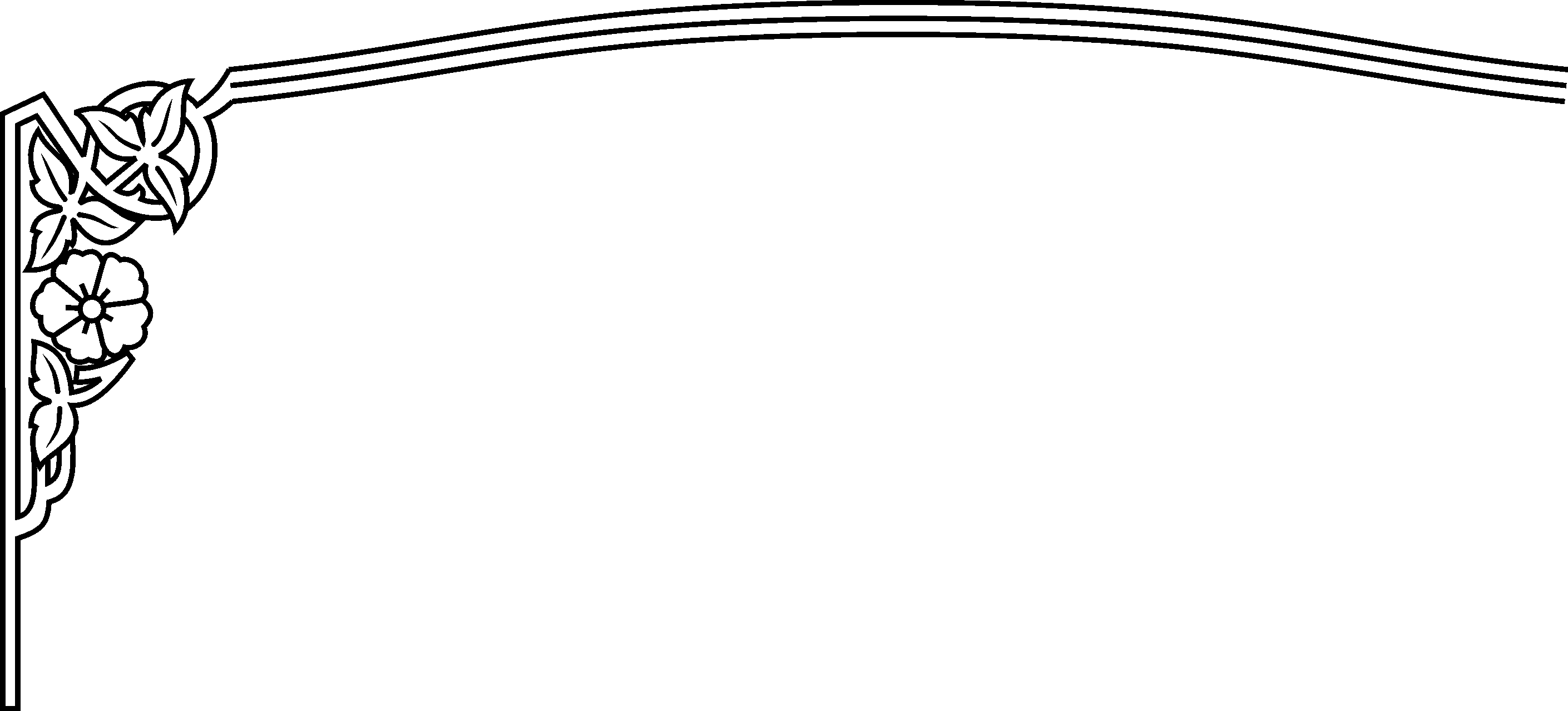 Corner Flower Design