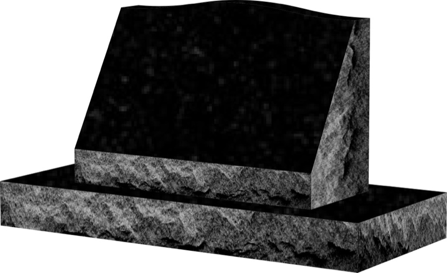 Single Slant headstone - Gifford Monument Ada Oklahoma