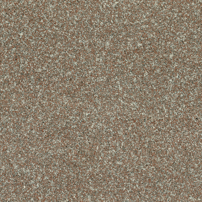 A close-up, uniform texture of red granite, showing fine speckles of reddish-brown, gray, white, and black minerals. This realistic stone surface is suitable for memorial backgrounds or decorative uses.
