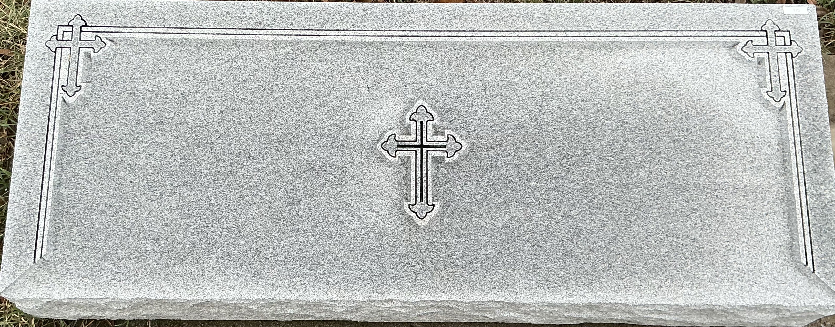 #175 DOUBLE BEVEL W/ CROSS