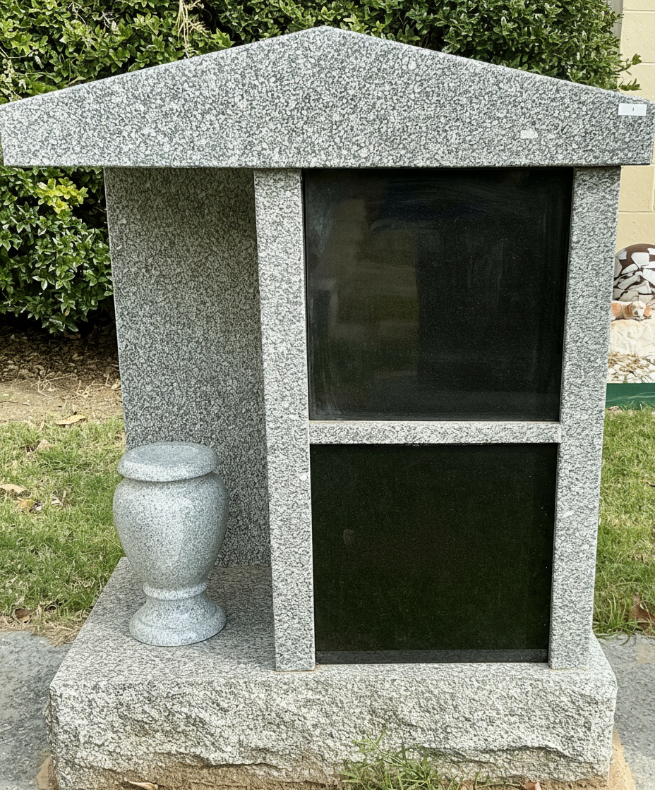 #1 DOUBLE COLUMBARIUM WITH VASE