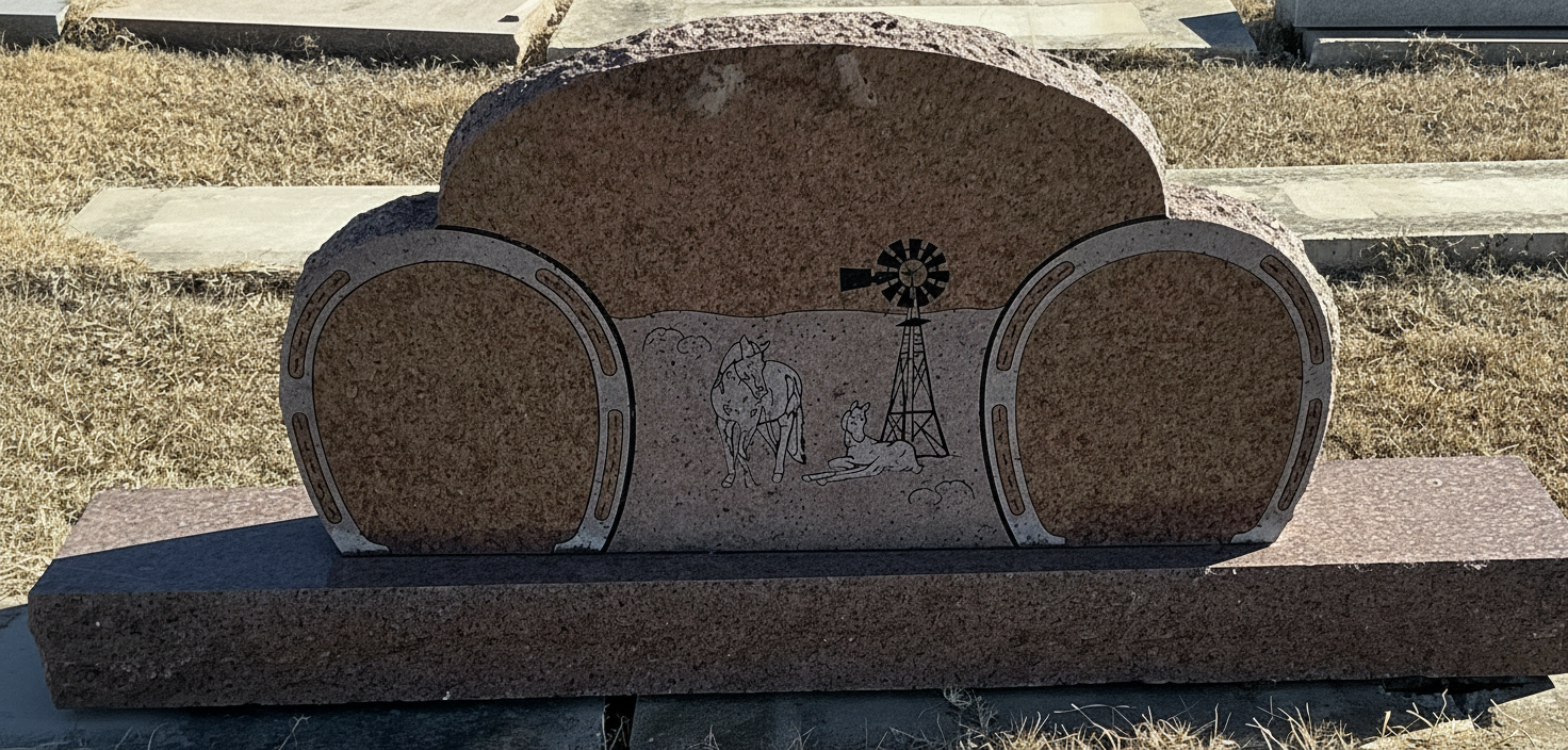 #184 DOUBLE RED HORSESHOE