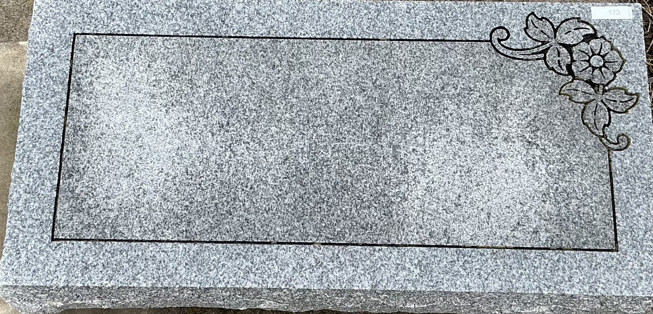 #173 SINGLE FLAT W/ ROSE