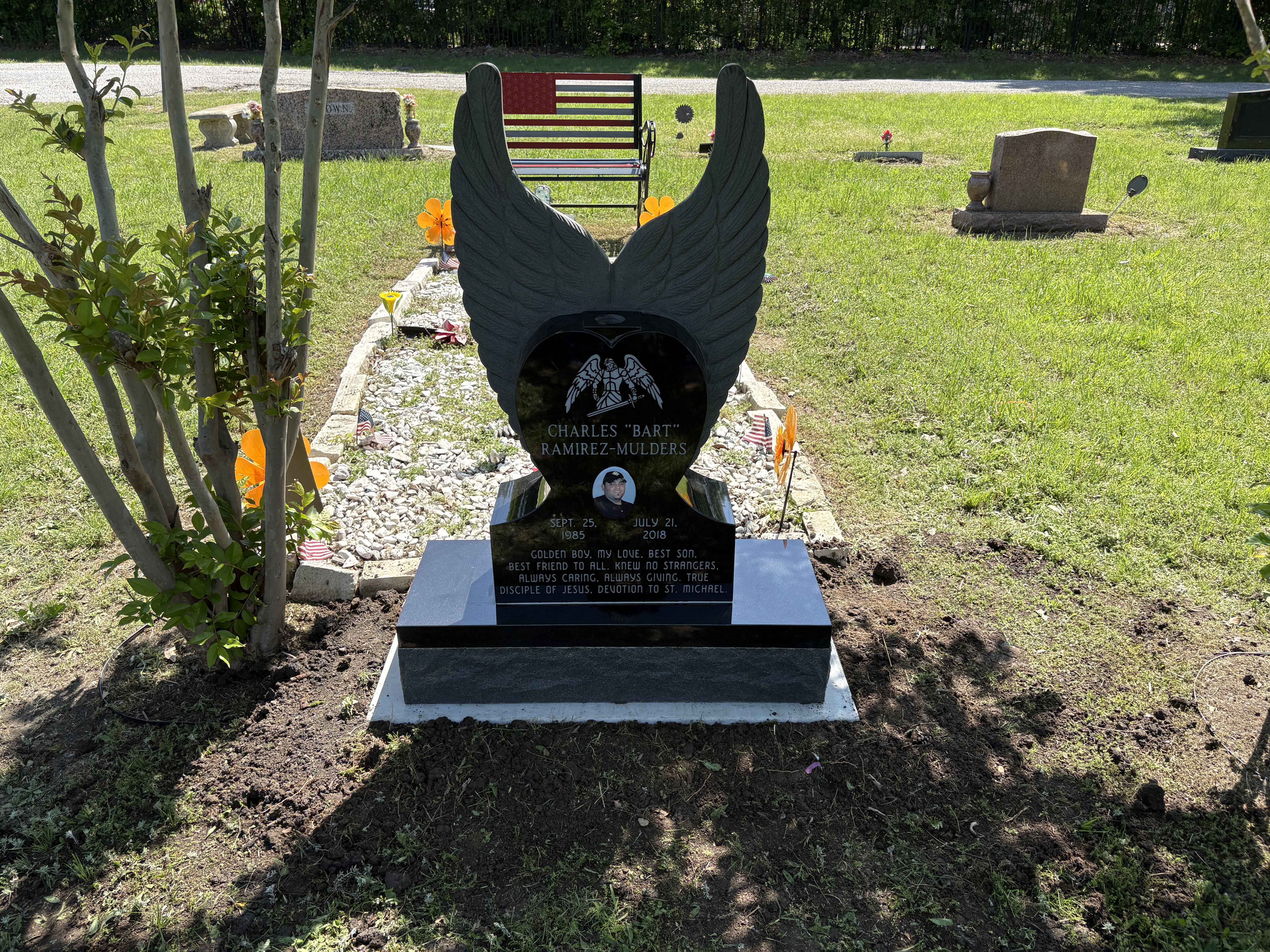 Granite granite monument