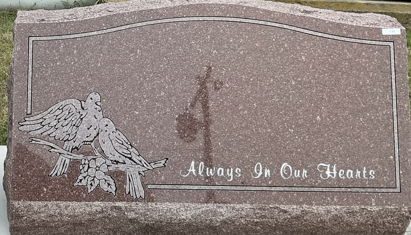 #170 DOUBLE SLANT W/ ENGRAVING