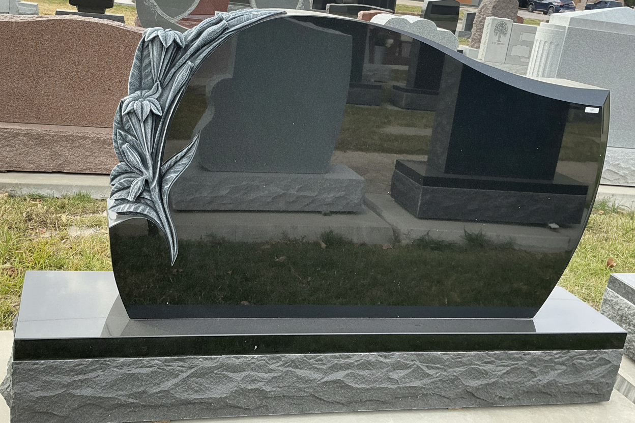 #121 DOUBLE W/ CARVED LILLES