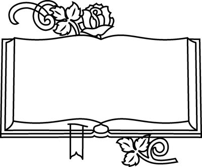 Book Panel and Rose
