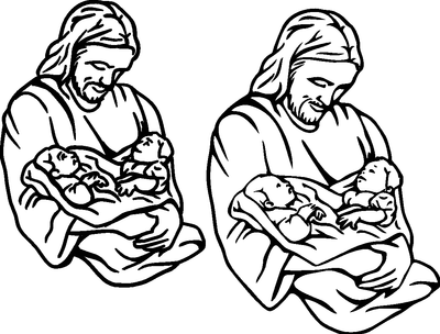 Jesus with Babies