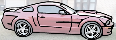 Mustang Side View