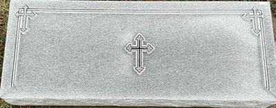 #175 DOUBLE BEVEL W/ CROSS