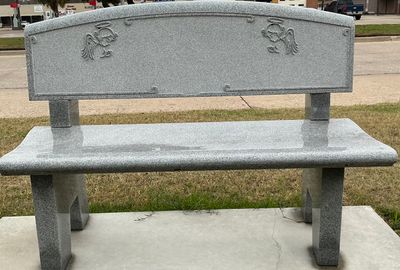 #167 BENCH W/ BACK